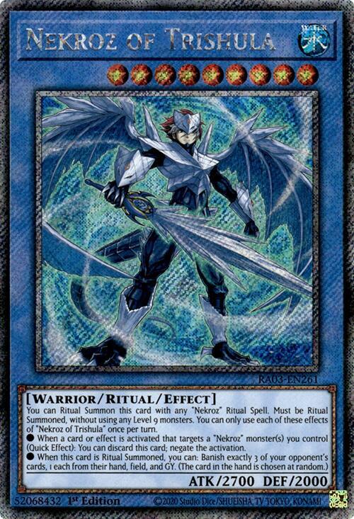 Nekroz of Trishula (Platinum Secret Rare) (RA03-EN261) (RA03)