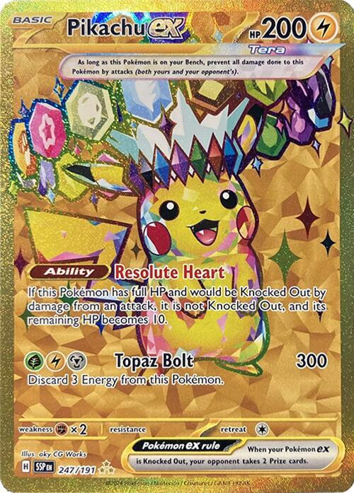 Pikachu ex - 247/191 (247/191) (SSP)