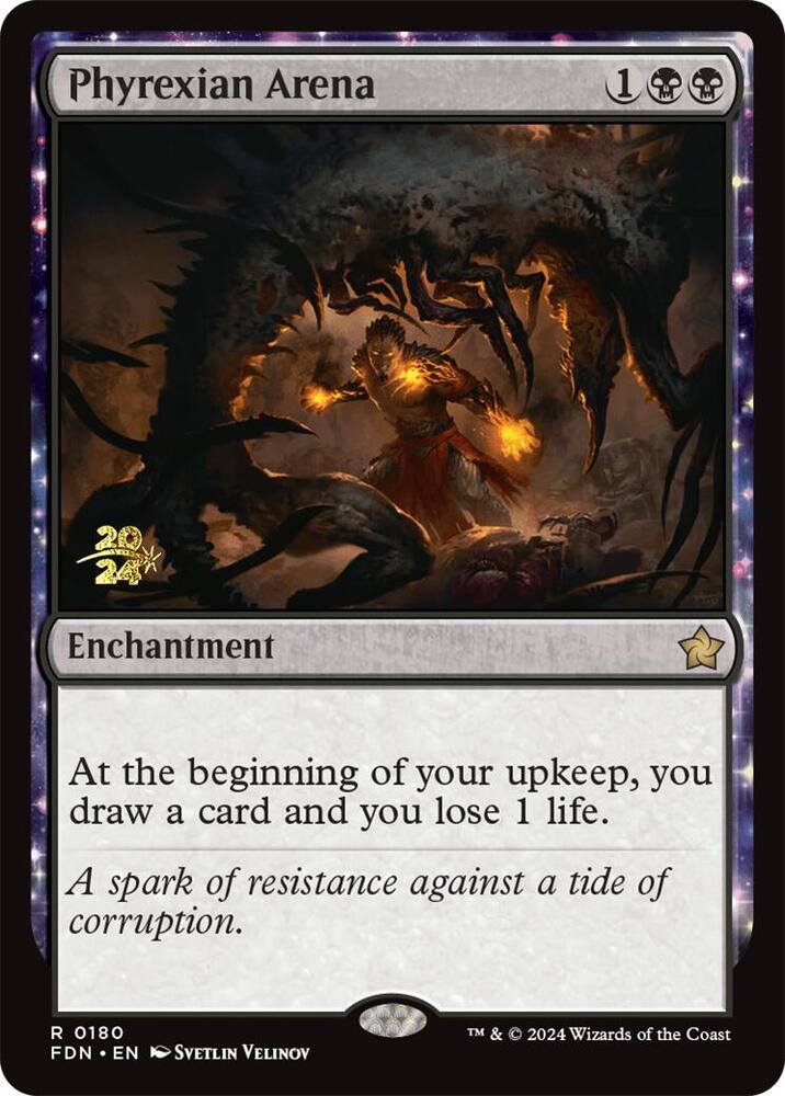 Phyrexian Arena (FDN) (180) (PRE)