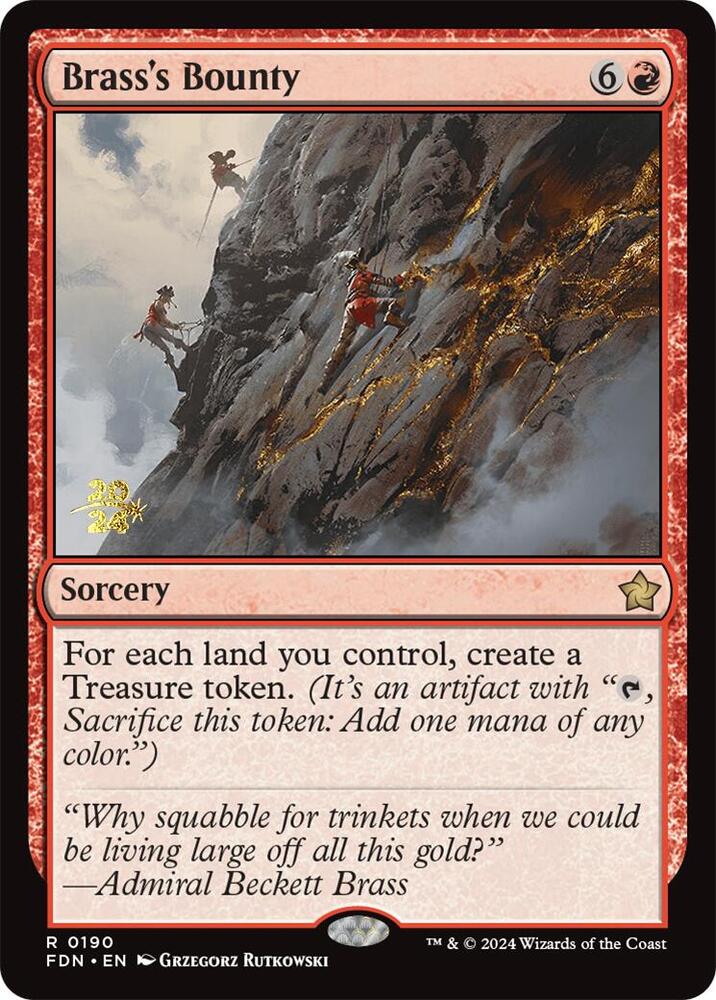 Brass's Bounty (FDN) (190) (PRE)
