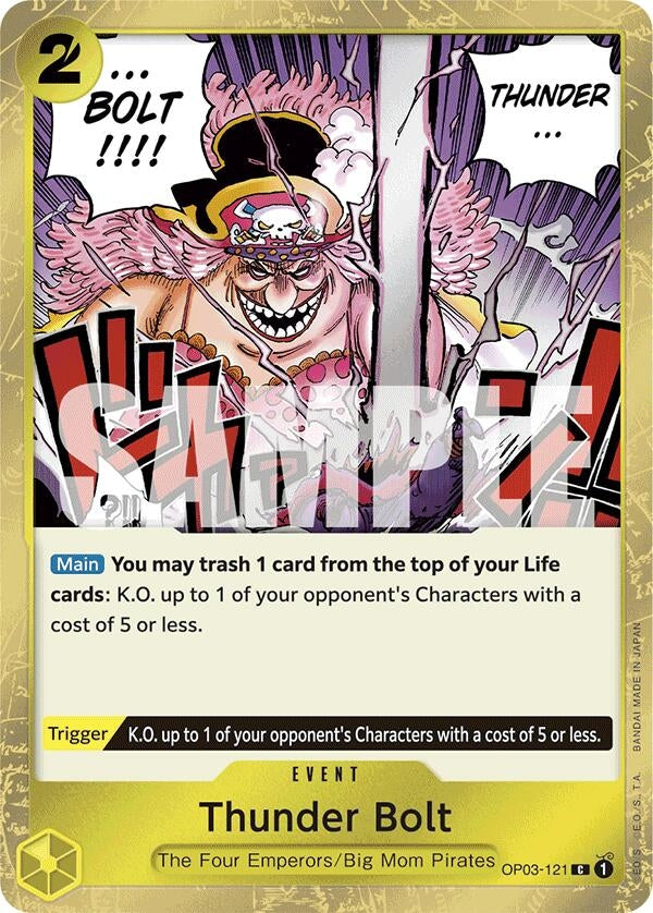 Thunder Bolt (Jolly Roger Foil) (OP03-121) (PRB-01)