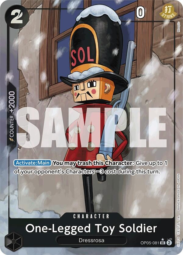 One-Legged Toy Soldier (Full Art) (OP05-081) (PRB-01)