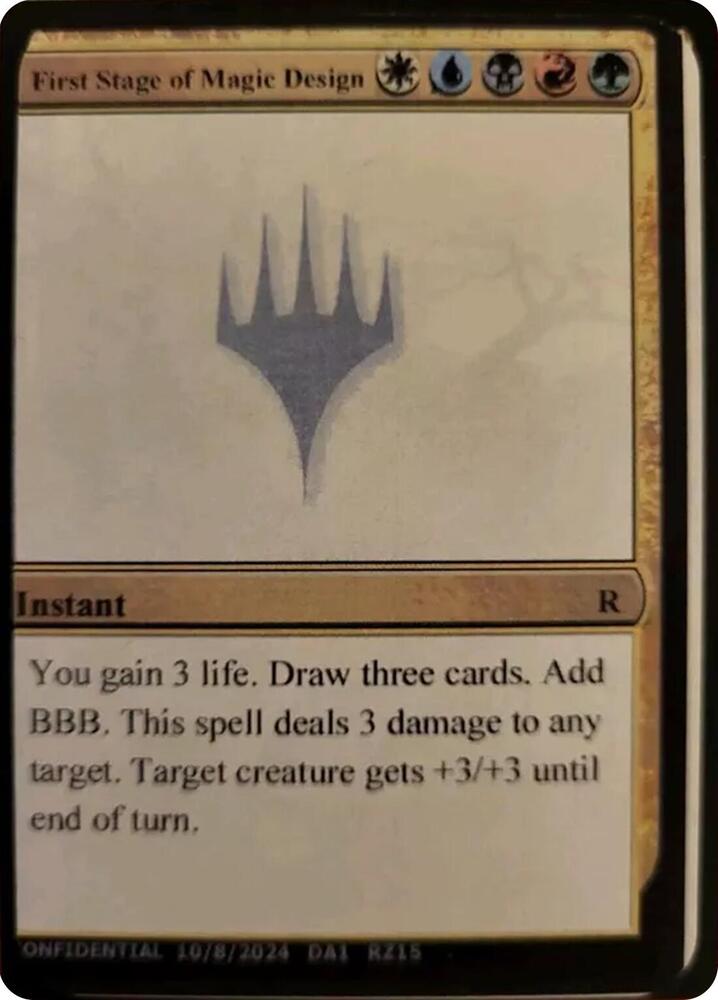 First Stage of Magic Design (UNK)