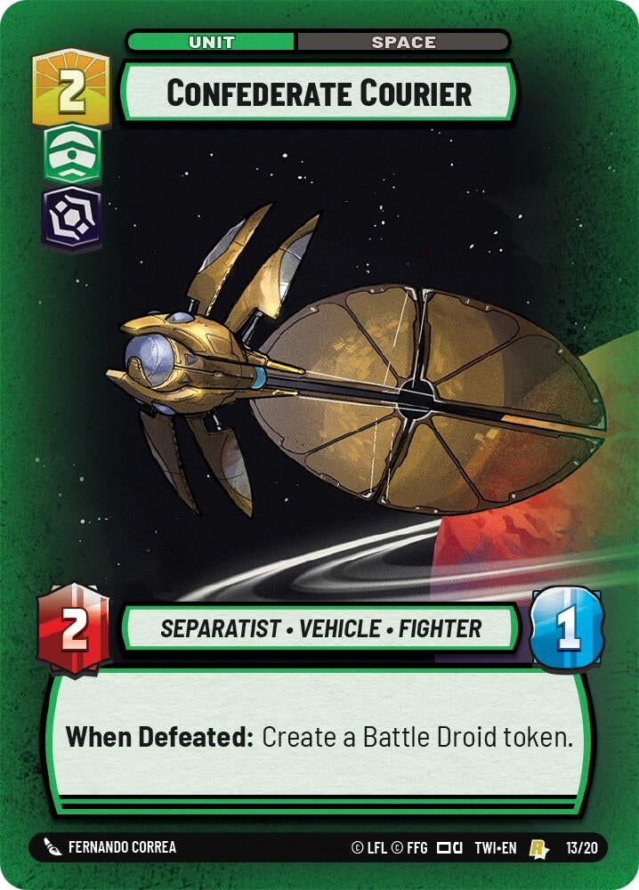 Confederate Courier (13/20) (TWI-WPP)