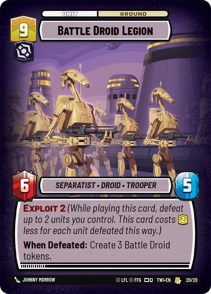 Battle Droid Legion (20/20) (TWI-WPP)