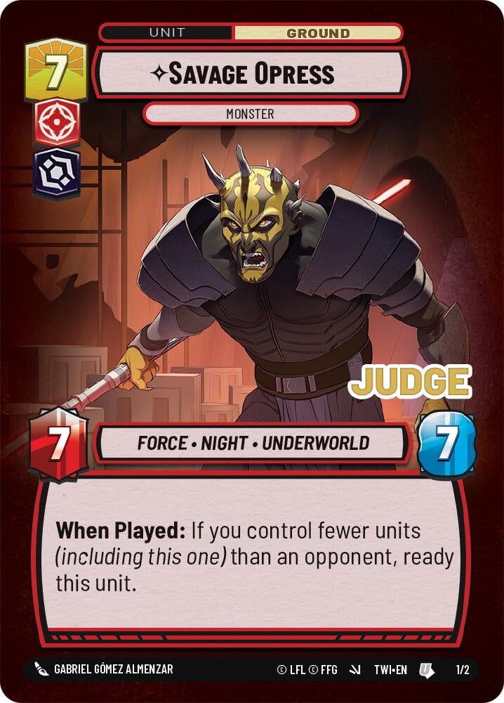 Savage Opress - Monster (1/2) (JDG)