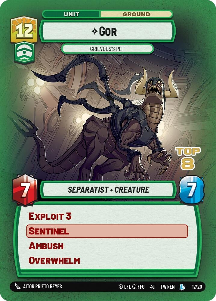 Gor - Grievous's Pet (Top 8) (17/20) (OPP)
