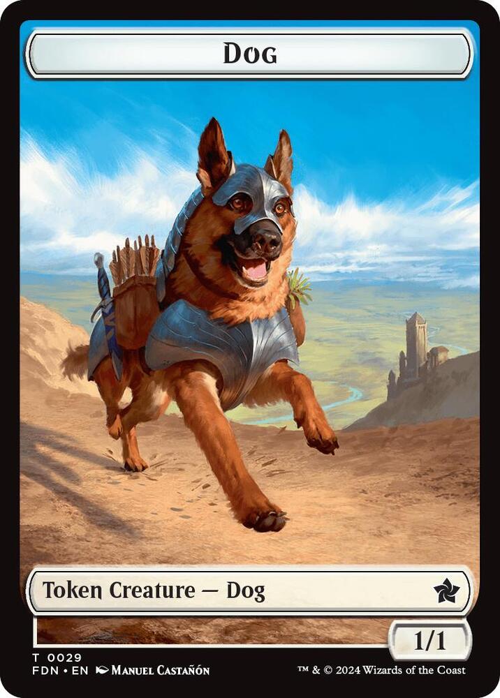 Dog // Beast (0032) Double-Sided Token (29 // 32) (FDN)