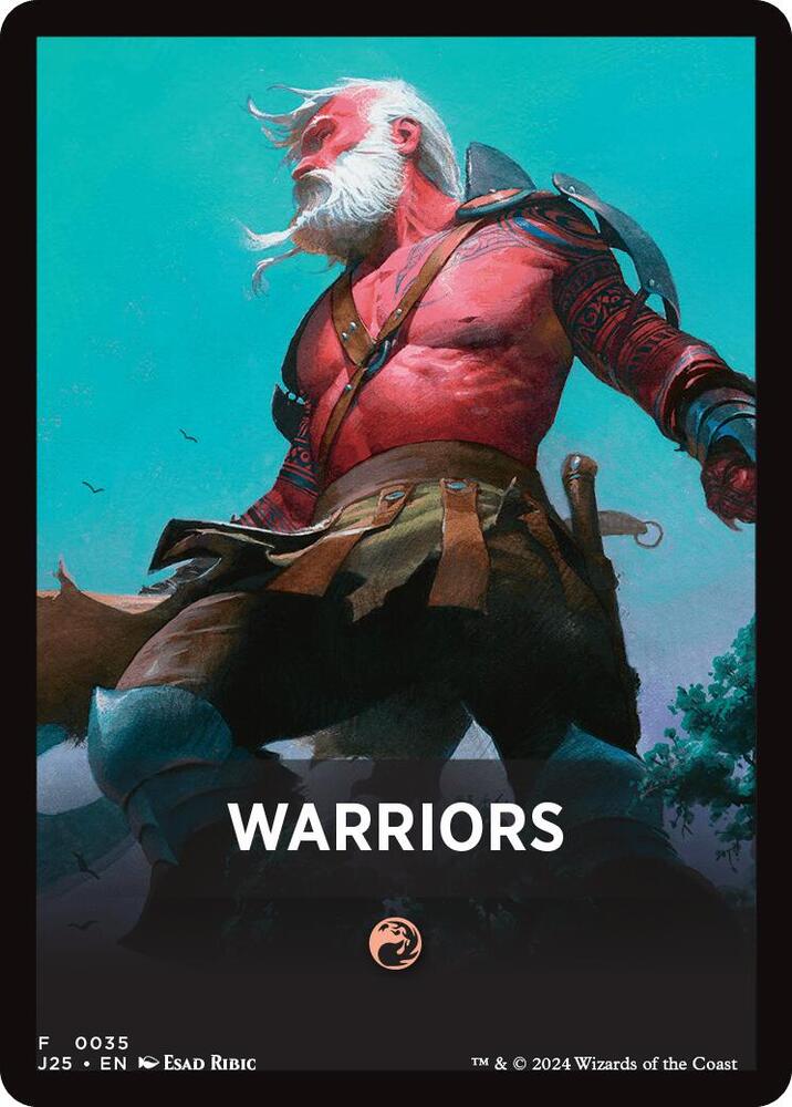 Warriors Theme Card (35) (J25)