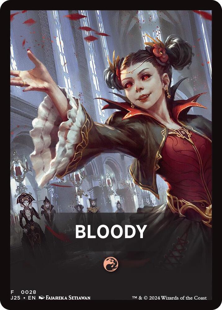 Bloody Theme Card (28) (J25)