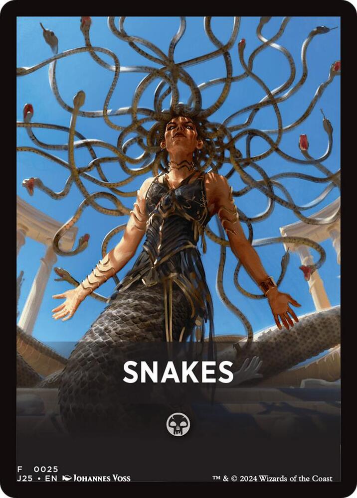 Snakes Theme Card (25) (J25)