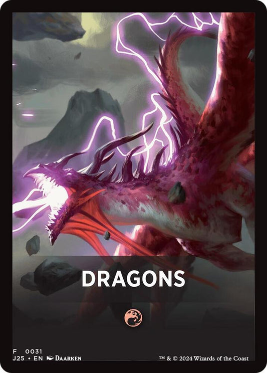 Image for Dragons Theme Card (31) (J25) - Magic: The Gathering