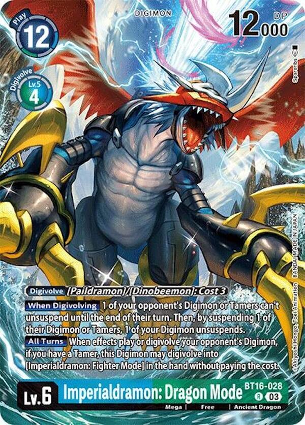 Imperialdramon: Dragon Mode (Alternate Art) (BT16-028 R) (LM-01-05)