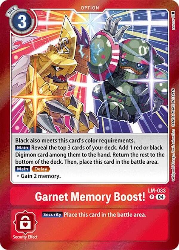Garnet Memory Boost! (LM-033 P) (LM-01-05)