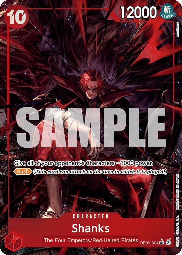 Shanks (004) (Alternate Art) (OP09-004) (OP09)
