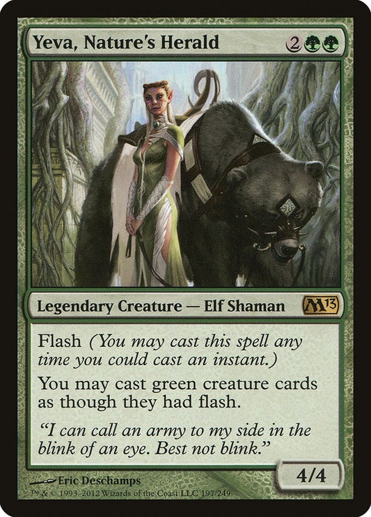 Image for Yeva, Nature's Herald (197) (M13) - Magic: The Gathering