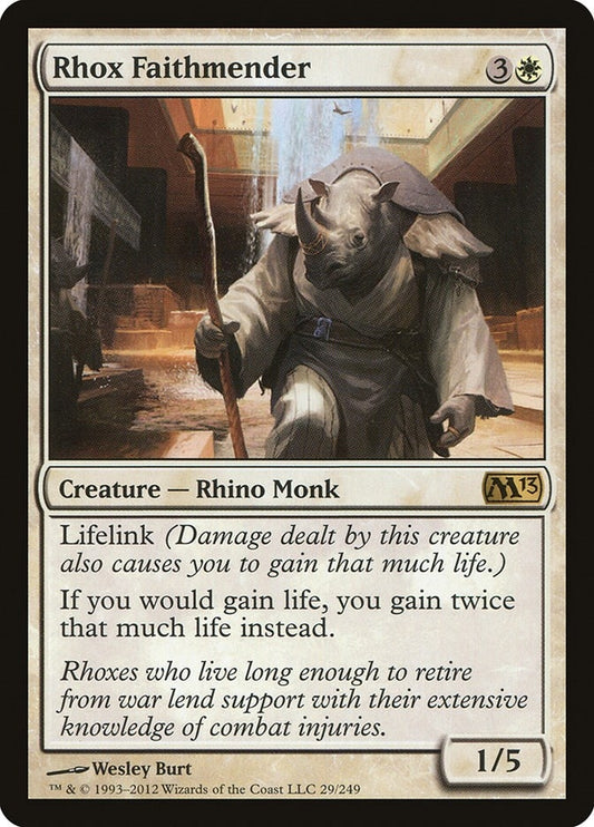 Image for Rhox Faithmender (29) (M13) - Magic: The Gathering