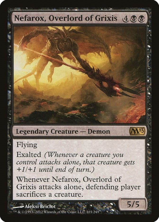 Nefarox, Overlord of Grixis (103) (M13)