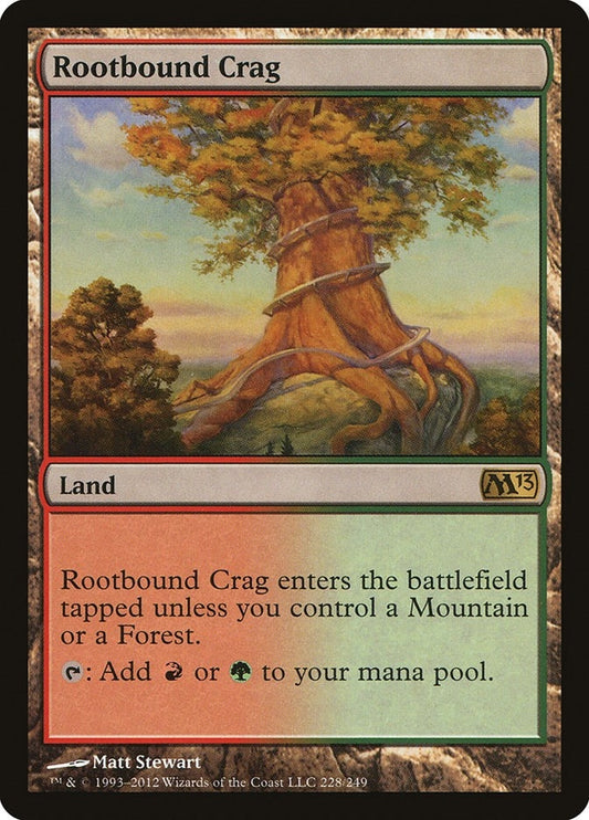 Image for Rootbound Crag (228) (M13) - Magic: The Gathering
