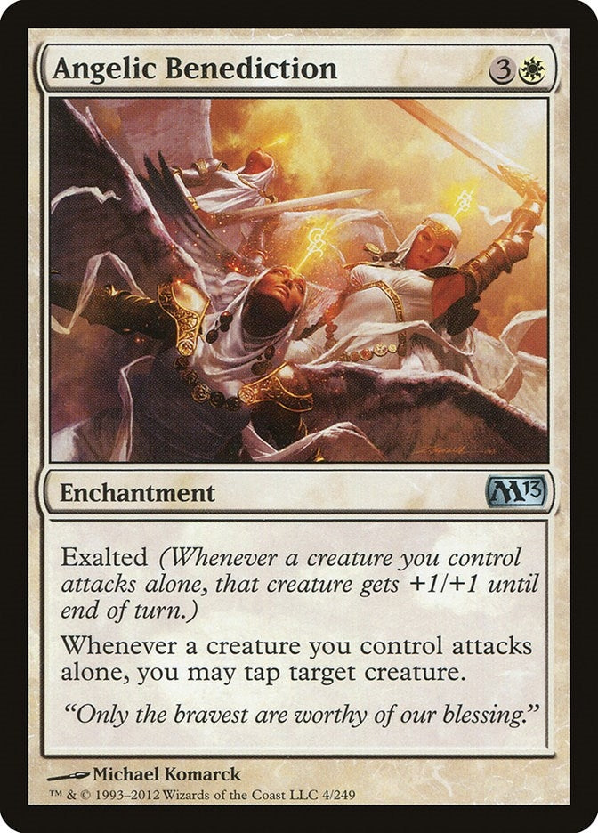 Image for Angelic Benediction (4) (M13) - Magic: The Gathering