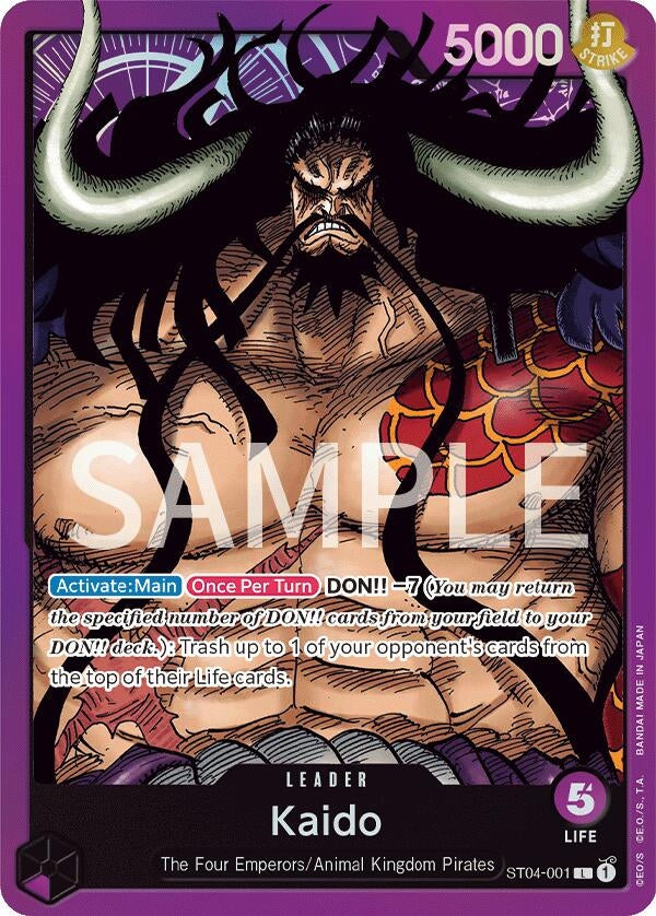 Kaido (001) (ST04-001) (OP-RP)