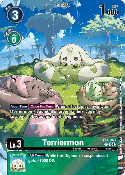 Terriermon (Legend Pack 2024 Box Topper) (BT17-043 C) (EX-08)