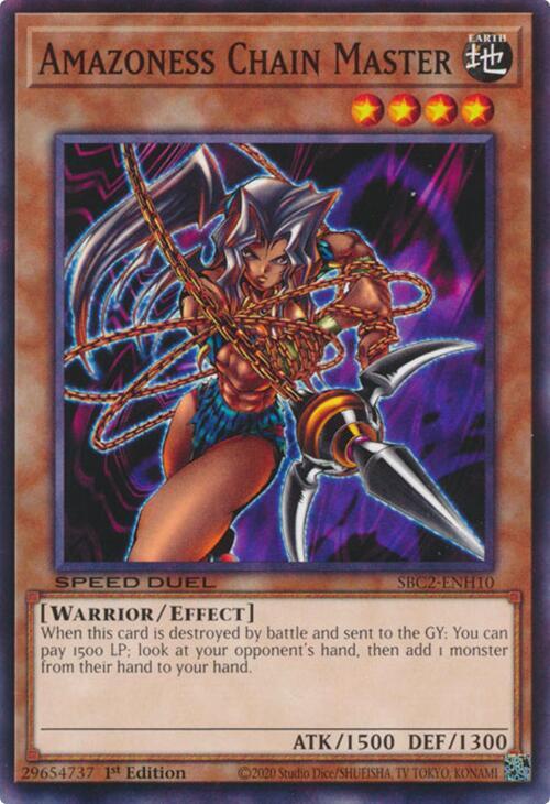 Amazoness Chain Master (SBC2-ENH10) (SBC2)