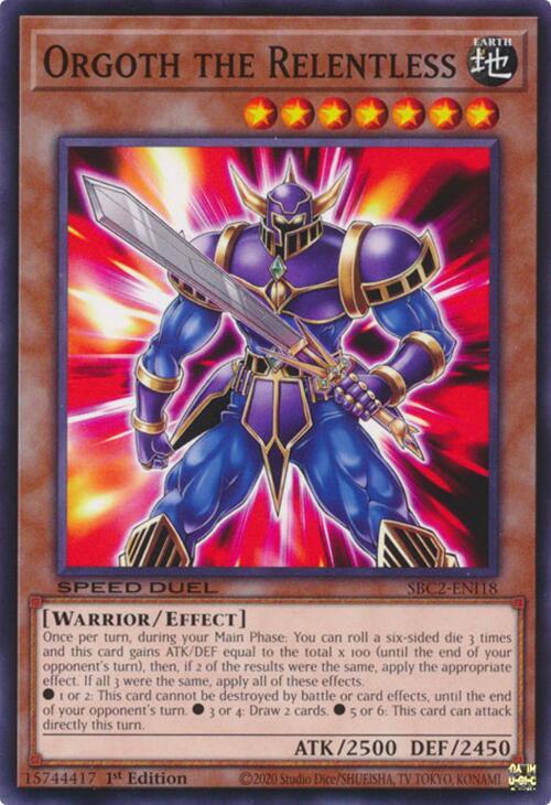 Orgoth the Relentless (SBC2-ENI18) (SBC2)