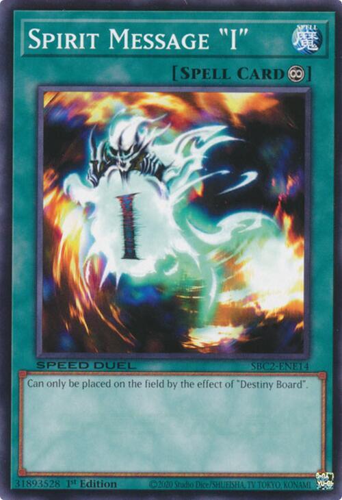 Spirit Message "I" (SBC2-ENE14) (SBC2)