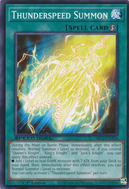 Thunderspeed Summon (SBC2-ENA16) (SBC2)