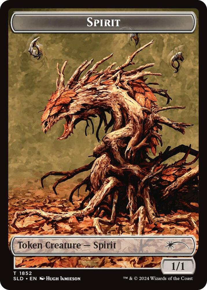 Spirit (SLD) // Shapeshifter (KHM) Double-sided Token (1852 // 8) (SLD)