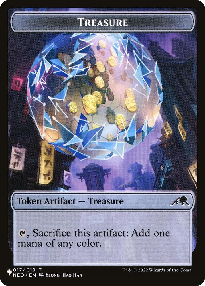 Treasure // Citizen Double-Sided Token (17 // 12) (LIST)