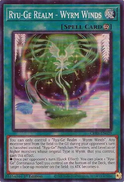 Ryu-Ge Realm - Wyrm Winds (SR) (CRBR-EN039) (CRBR)