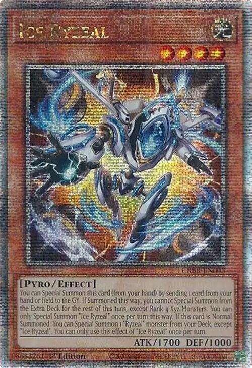 Ice Ryzeal (Quarter Century Secret Rare) (CRBR-EN003) (CRBR)