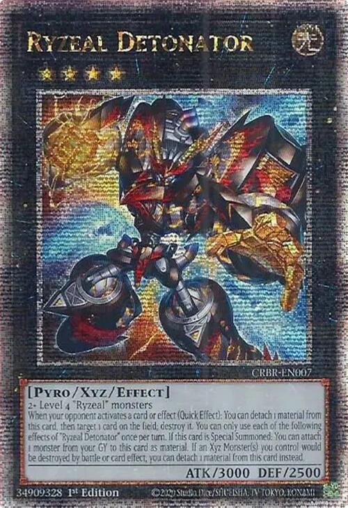Ryzeal Detonator (Quarter Century Secret Rare) (CRBR-EN007) (CRBR)