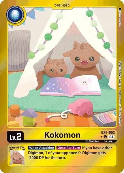 Kokomon (Limited Foil) (EX8-003 C) (EX-08)