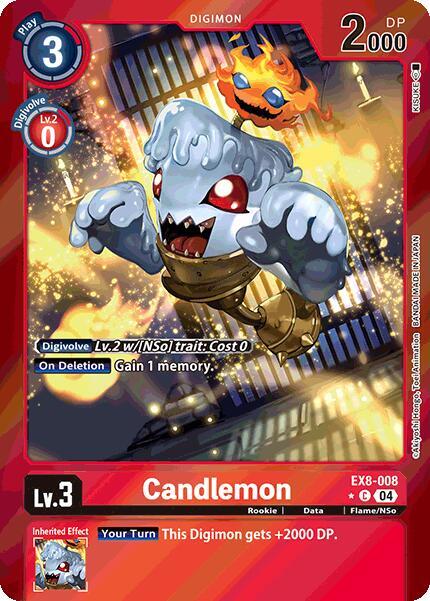 Candlemon (Limited Foil) (EX8-008 C) (EX-08)