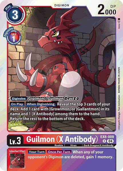 Guilmon (X Antibody) (EX8-009 R) (EX-08)