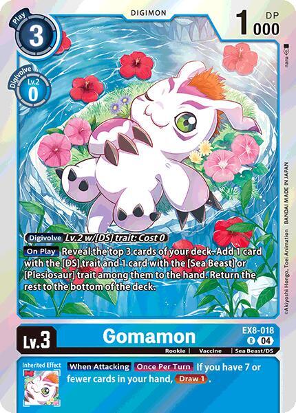 Gomamon (EX8-018 R) (EX-08)