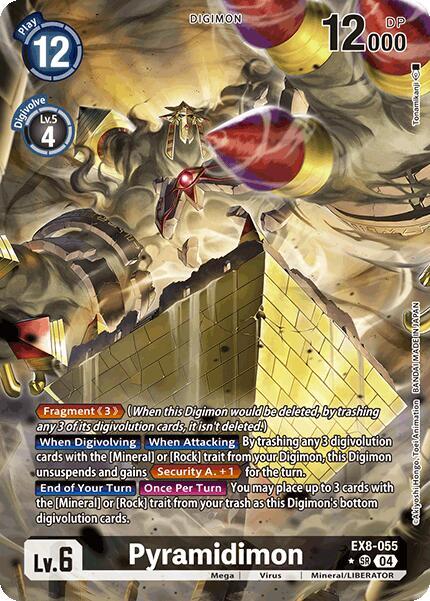 Pyramidimon (Alternate Art) (EX8-055 SR) (EX-08)