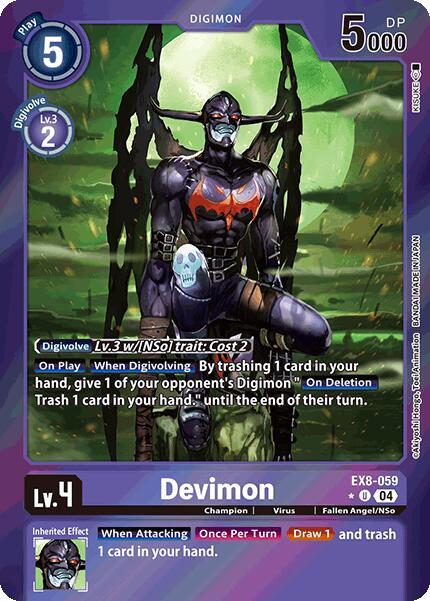 Devimon (Limited Foil) (EX8-059 U) (EX-08)