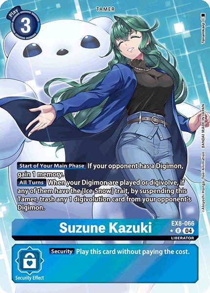 Suzune Kazuki (Alternate Art) (EX8-066 R) (EX-08)