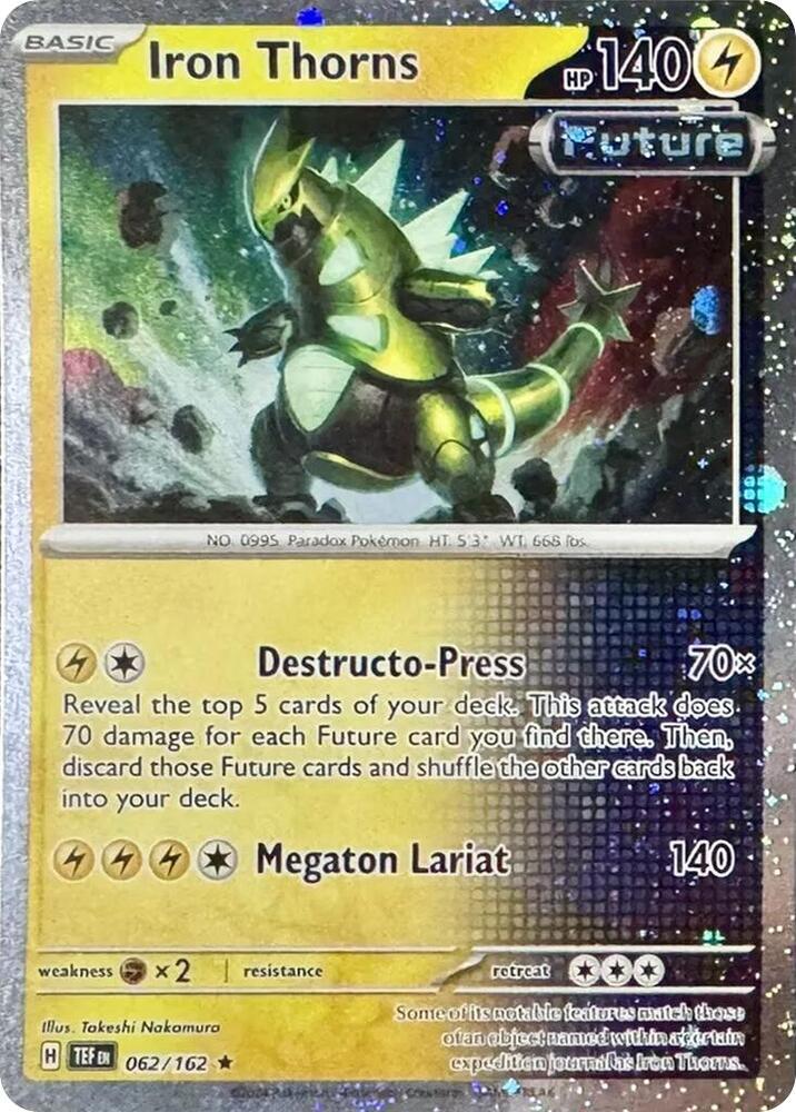 Iron Thorns - 062/162 (Cosmos Holo) (062/162) (MCAP)