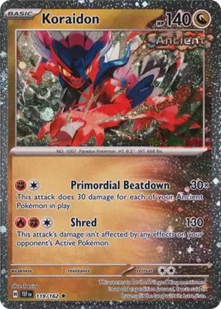 Koraidon - 119/162 (Cosmos Holo) (119/162) (MCAP)