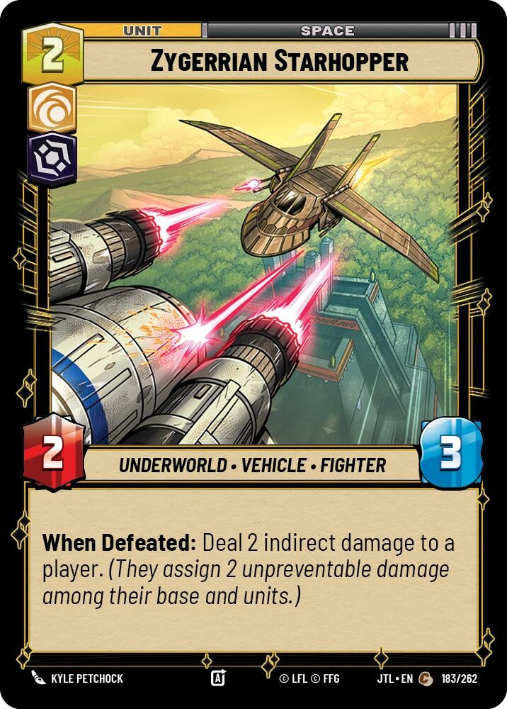 Zygerrian Starhopper (183/262) (JTL)