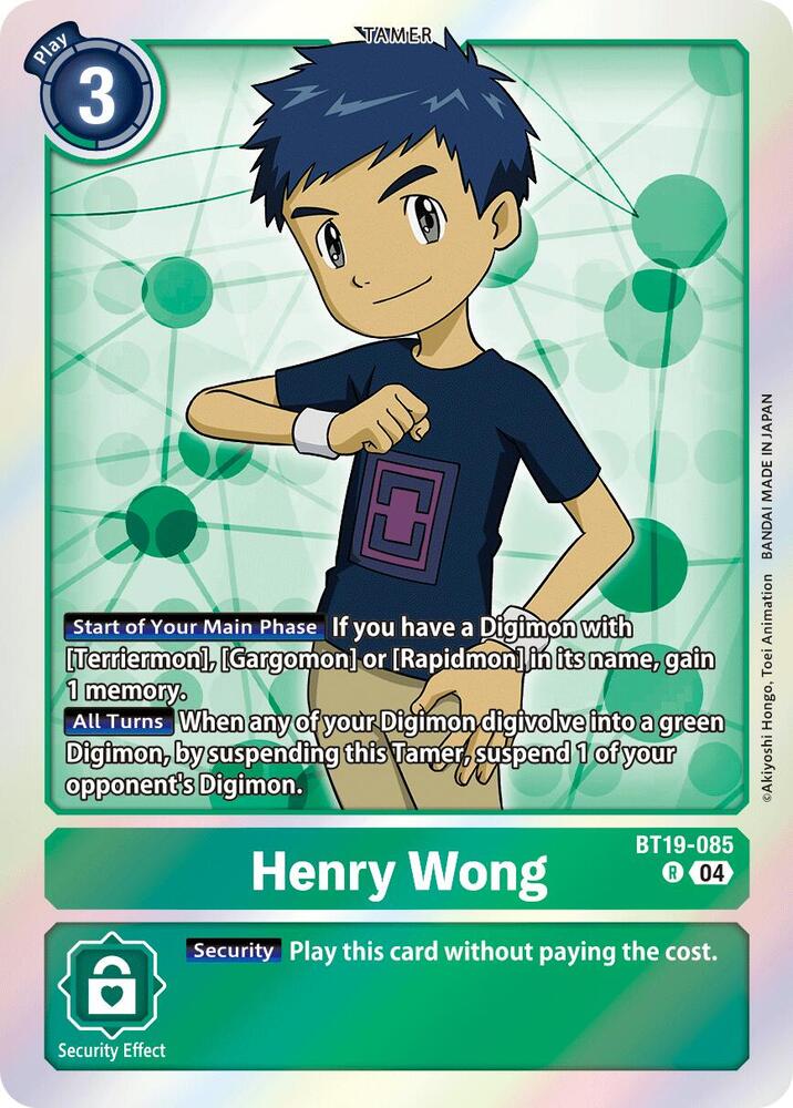 Henry Wong (BT19-085 R) (BT19-20)