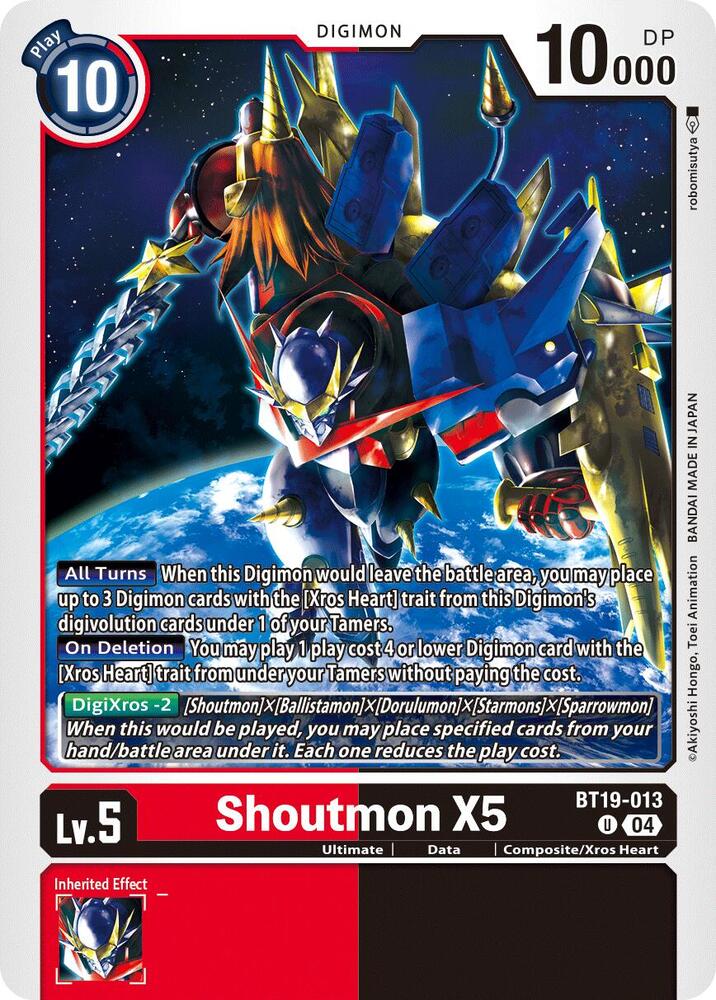Shoutmon X5 (BT19-013 U) (BT19-20)
