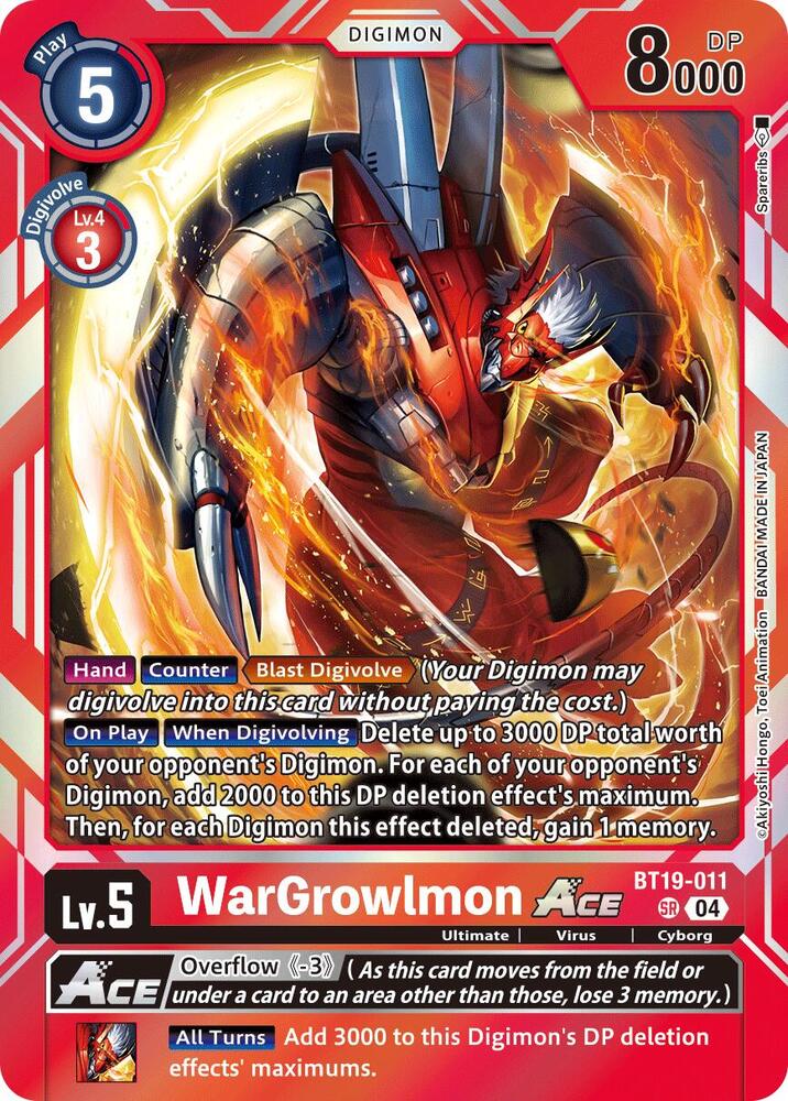 WarGrowlmon ACE (BT19-011 SR) (BT19-20)