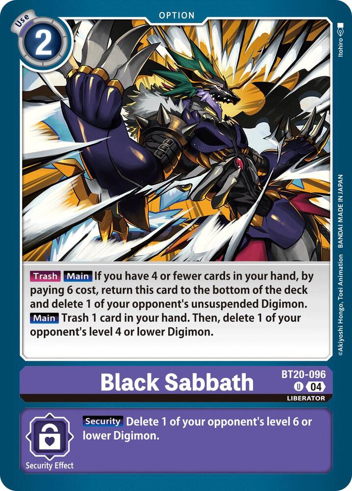 Black Sabbath (BT20-096 U) (BT19-20)