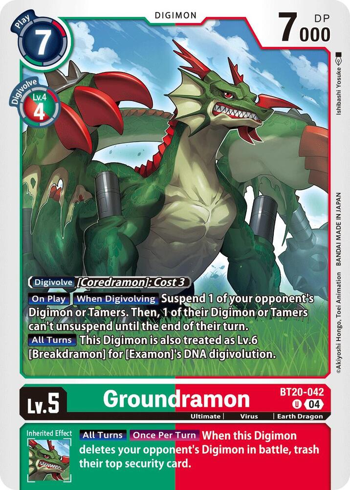 Groundramon (BT20-042 U) (BT19-20)